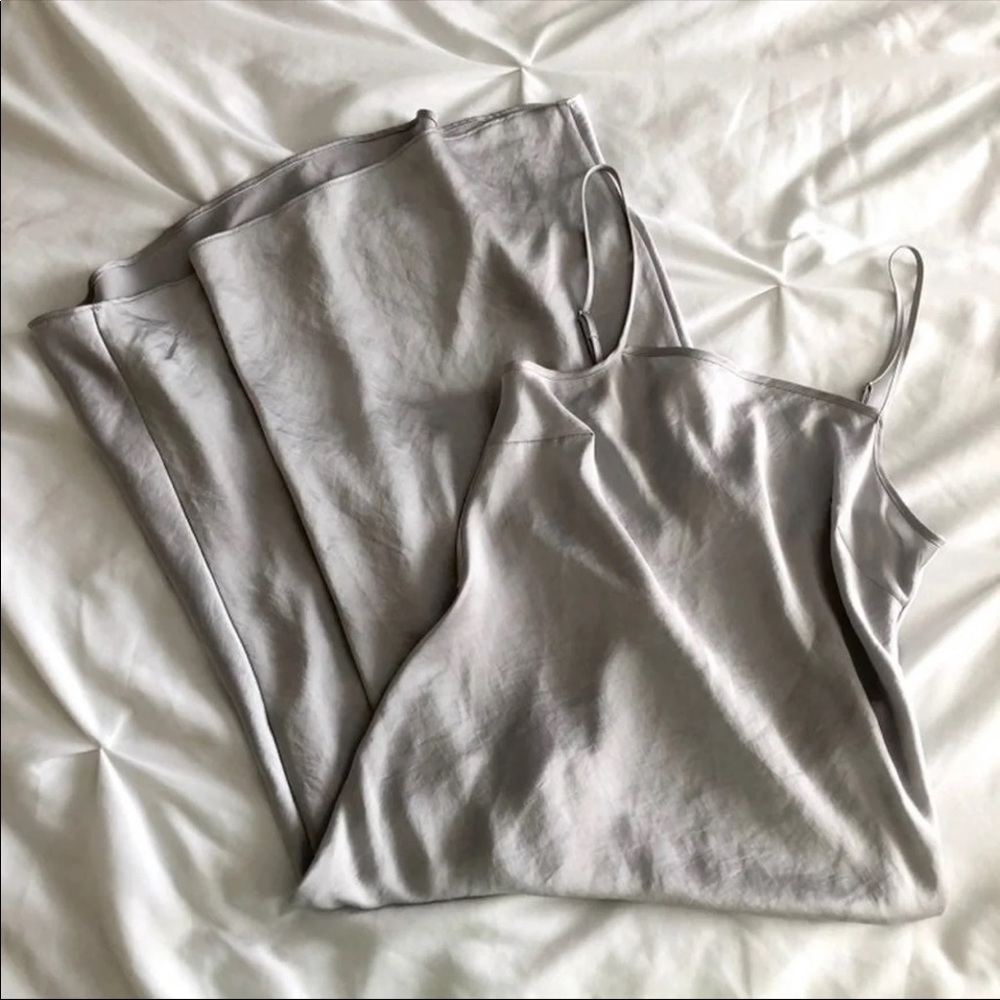 Aritzia Silk Midi Dress